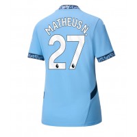 Manchester City Matheus Nunes #27 Domaci Dres za Ženska 2024-25 Kratak Rukav